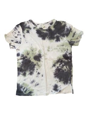 H&M Kids Tie-Dye Short Sleeve Tee - Green & Black